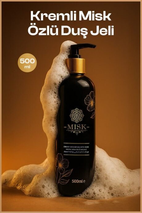 MISK Kremsi Duş Jeli – 500 ml | Shea Yağı & E Vitamin